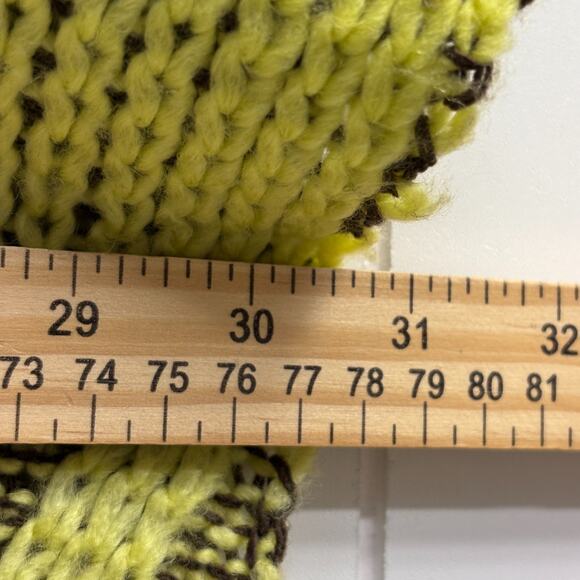 BCBG Maxazria Boho Hippie Knit Poncho Sweater‎ Size S/M Cozy Hipster Oversized - Picture 5 of 7